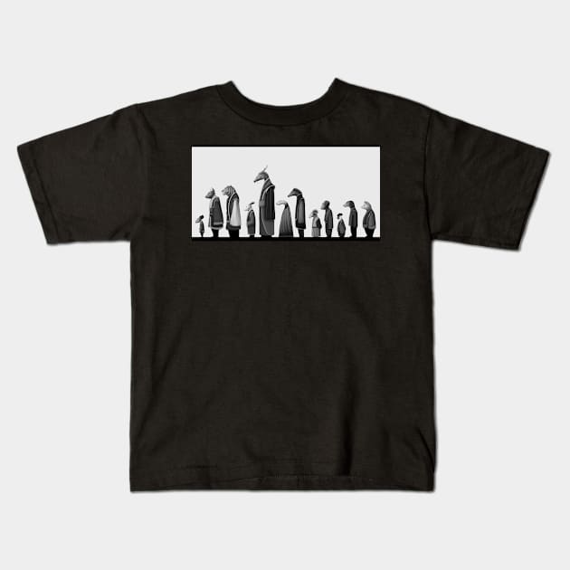 Chinese Zodiac Lineup 2021 Kids T-Shirt by JHeavenor